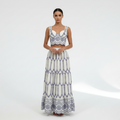 Boho Crop Top &  Maxi Skirt Set