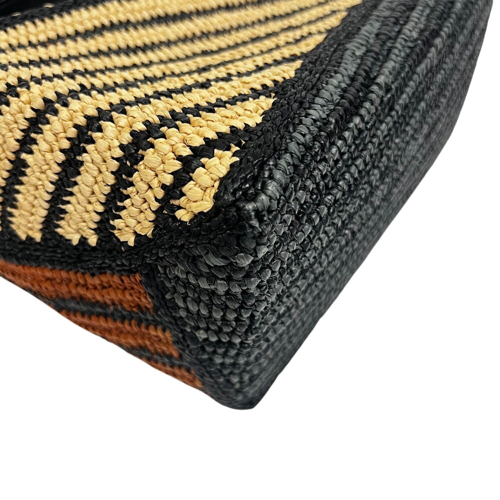 LOEWE                                                             Raffia Calfskin Puzzle Edge                            100% Authentic                                                     ✨ Previously Owned Excellent Condition ~16.15% off MSRP