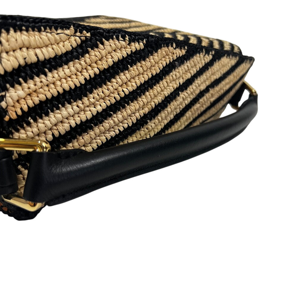 LOEWE                                                             Raffia Calfskin Puzzle Edge                            100% Authentic                                                     ✨ Previously Owned Excellent Condition ~16.15% off MSRP