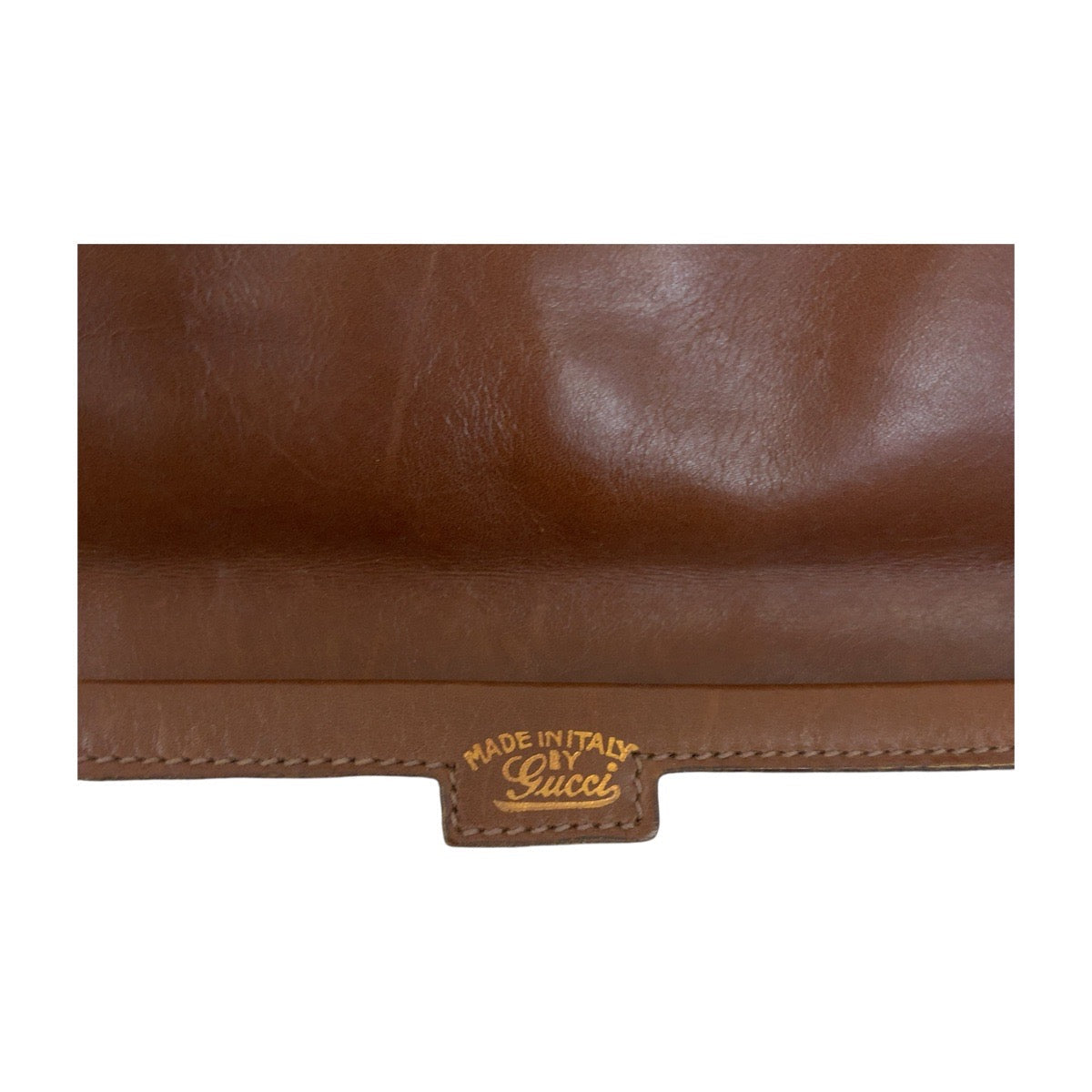 GUCCI              Vintage Pochette Brown Suede with Gold Metal Trim Old Gucci Line – 100% Authentic ✨Pre-Owned Very Good Condition ~31% Off MSRP