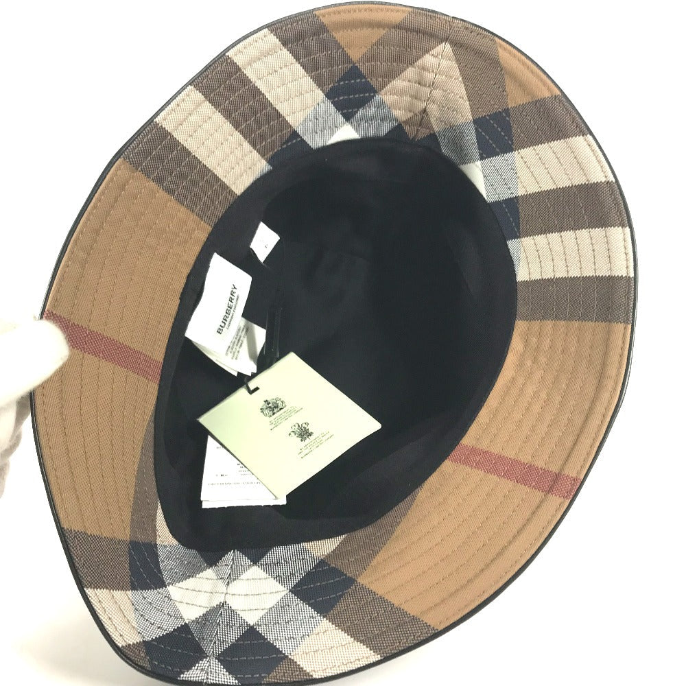 BURBERRY  Check Hat – Beige Cotton – size Small