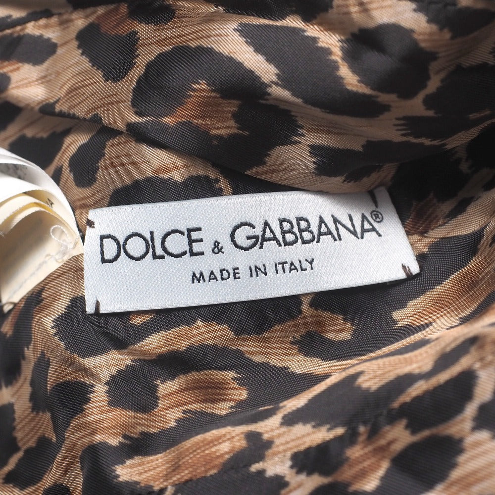 Dolce & Gabbana hooded jacket of brown leather and polecat fur, with goldtone logo buckle closures Size 38 – 100% Authentic ✨Pre-Owned A Condition ~28% Off MSRP