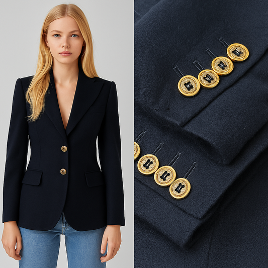 DOLCE & GABBANA – Cashmere Coat – Navy – woman’s Size 40 – 100% Authentic ✨ Excellent Pre-Owned Excellent ~28% off MSRP