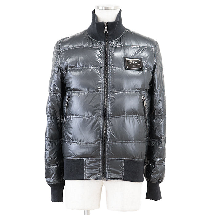 DOLCE & GABBANA – Gray Nylon Jacket – Men’s Size 46 – 100% Authentic ✨ Excellent Pre-Owned Condition ~27% Off MSRP
