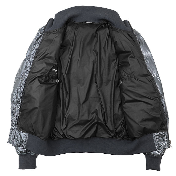 DOLCE & GABBANA – Gray Nylon Jacket – Men’s Size 46 – 100% Authentic ✨ Excellent Pre-Owned Condition ~27% Off MSRP