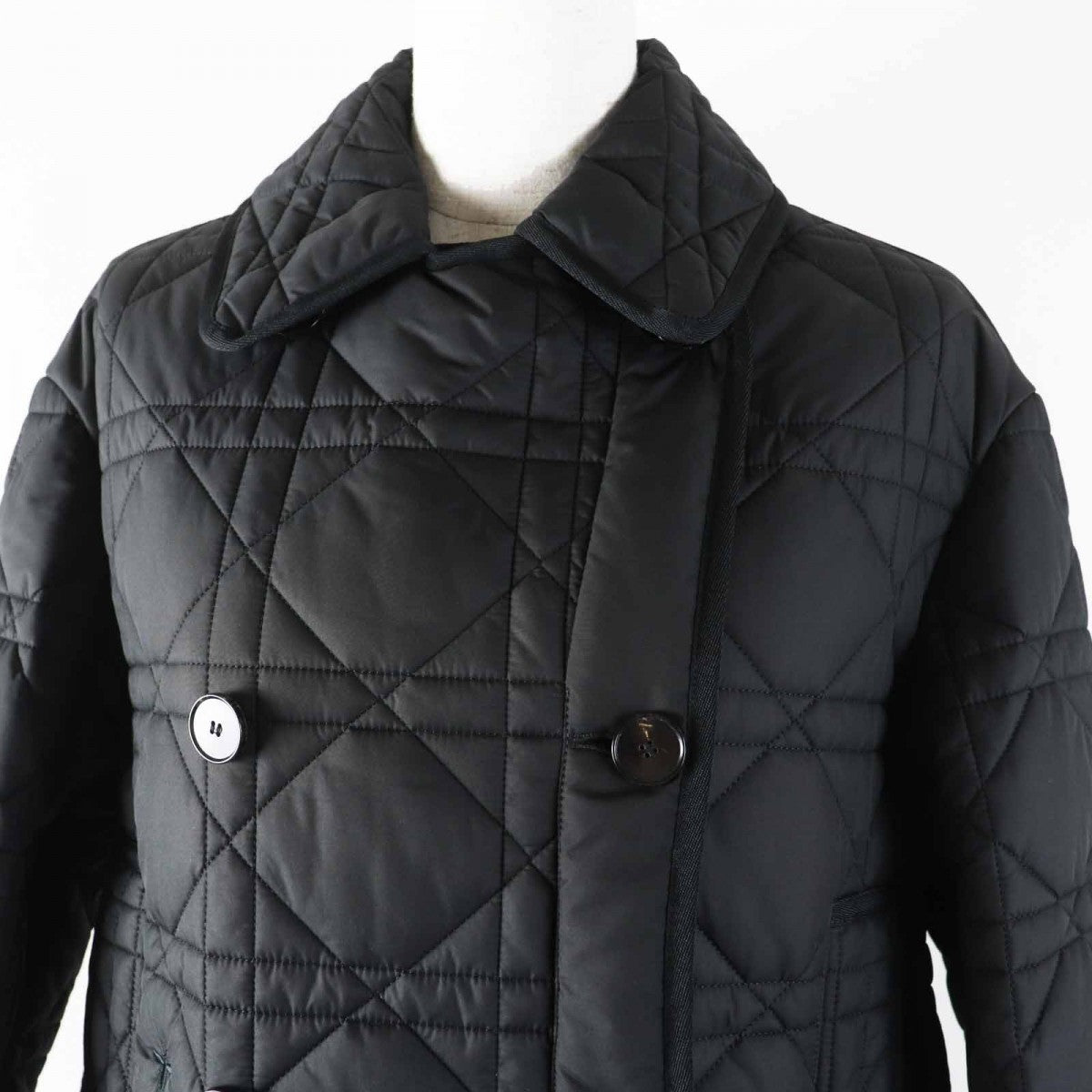 CHRISTIAN DIOR Microcannage Technical Taffeta Jacket – Black – Women’s Size 36 – 100% Authentic ✨ Excellent Pre-Owned Condition ~32% Off MSRPi