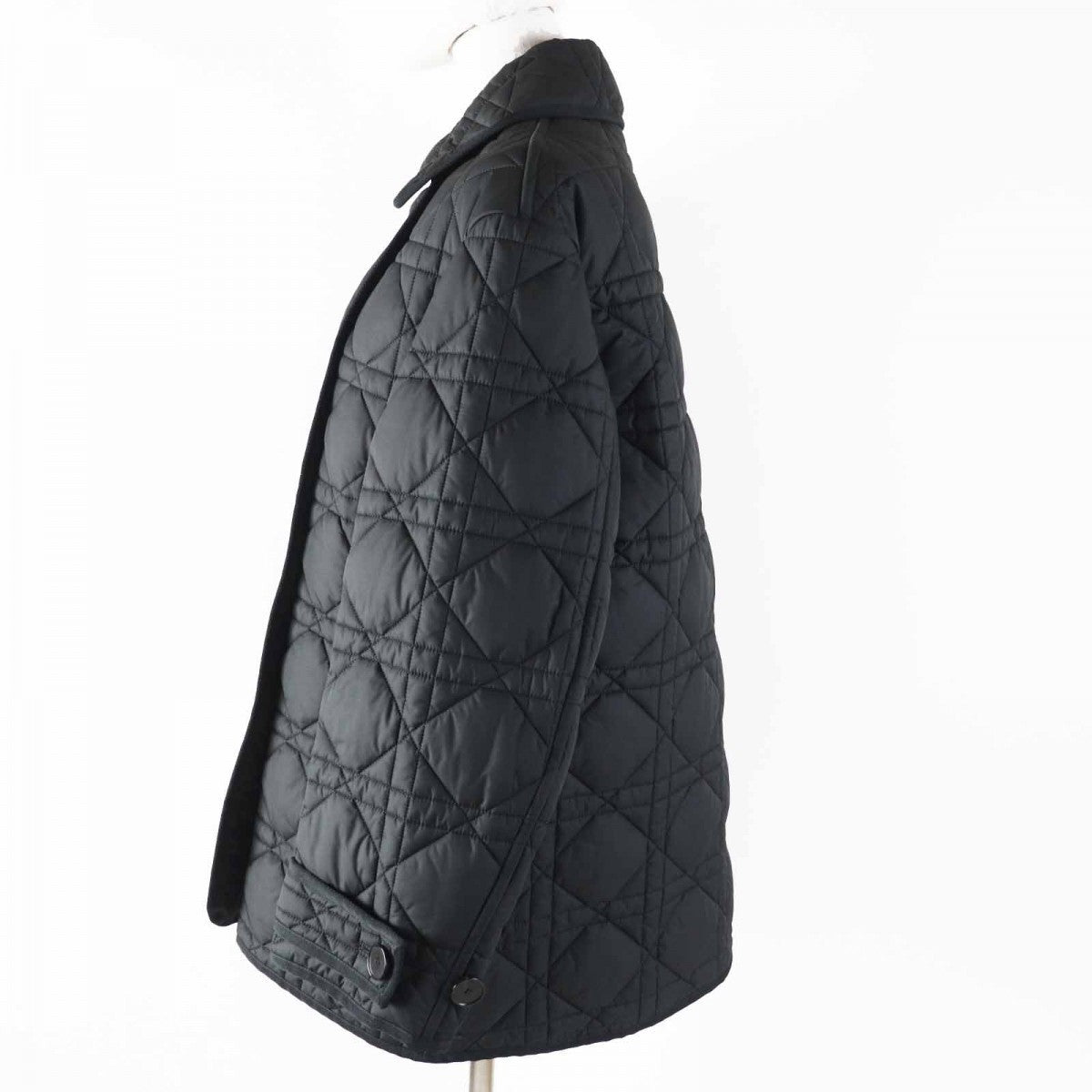 CHRISTIAN DIOR Microcannage Technical Taffeta Jacket – Black – Women’s Size 36 – 100% Authentic ✨ Excellent Pre-Owned Condition ~32% Off MSRPi