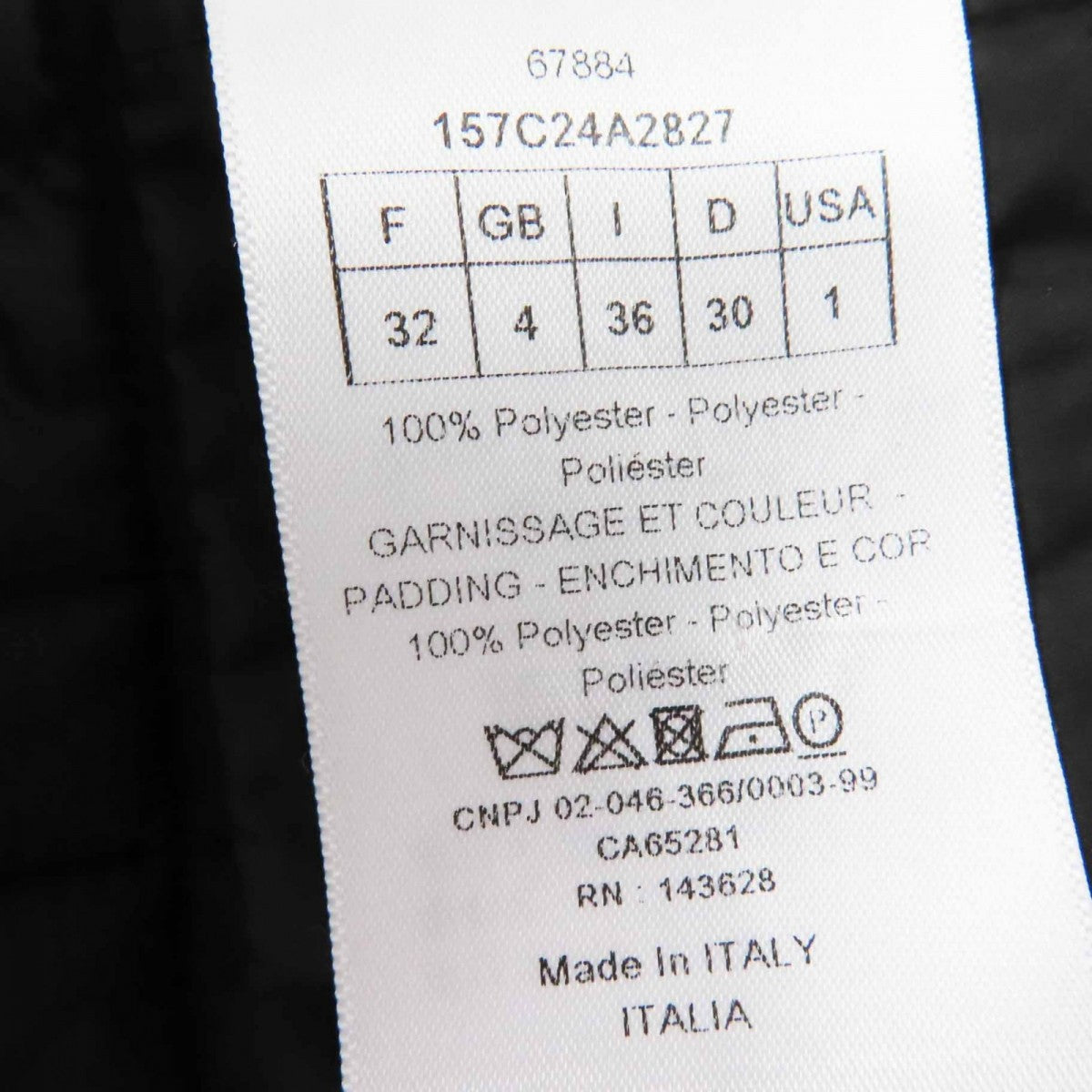 CHRISTIAN DIOR Microcannage Technical Taffeta Jacket – Black – Women’s Size 36 – 100% Authentic ✨ Excellent Pre-Owned Condition ~32% Off MSRPi