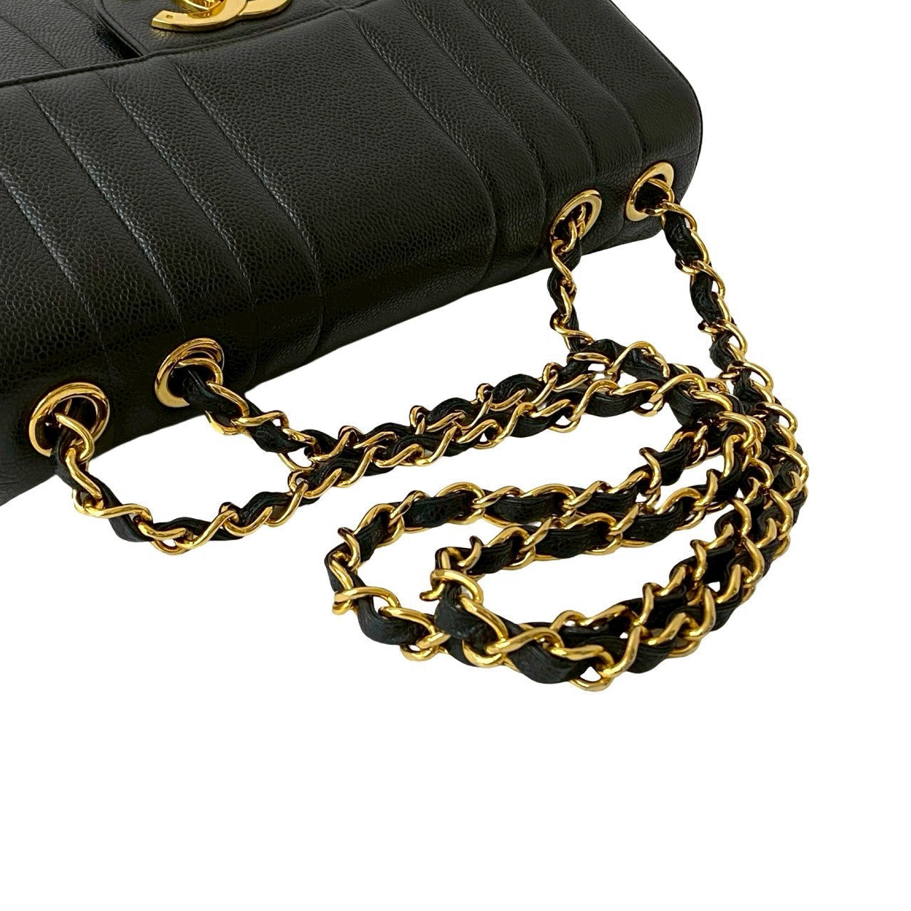 CHANEL – Shoulder Bag – Mademoiselle Line – Matt Caviar Skin – 100% Authentic ✨Previously Owned Very Good Condition ~27% Off MSRP