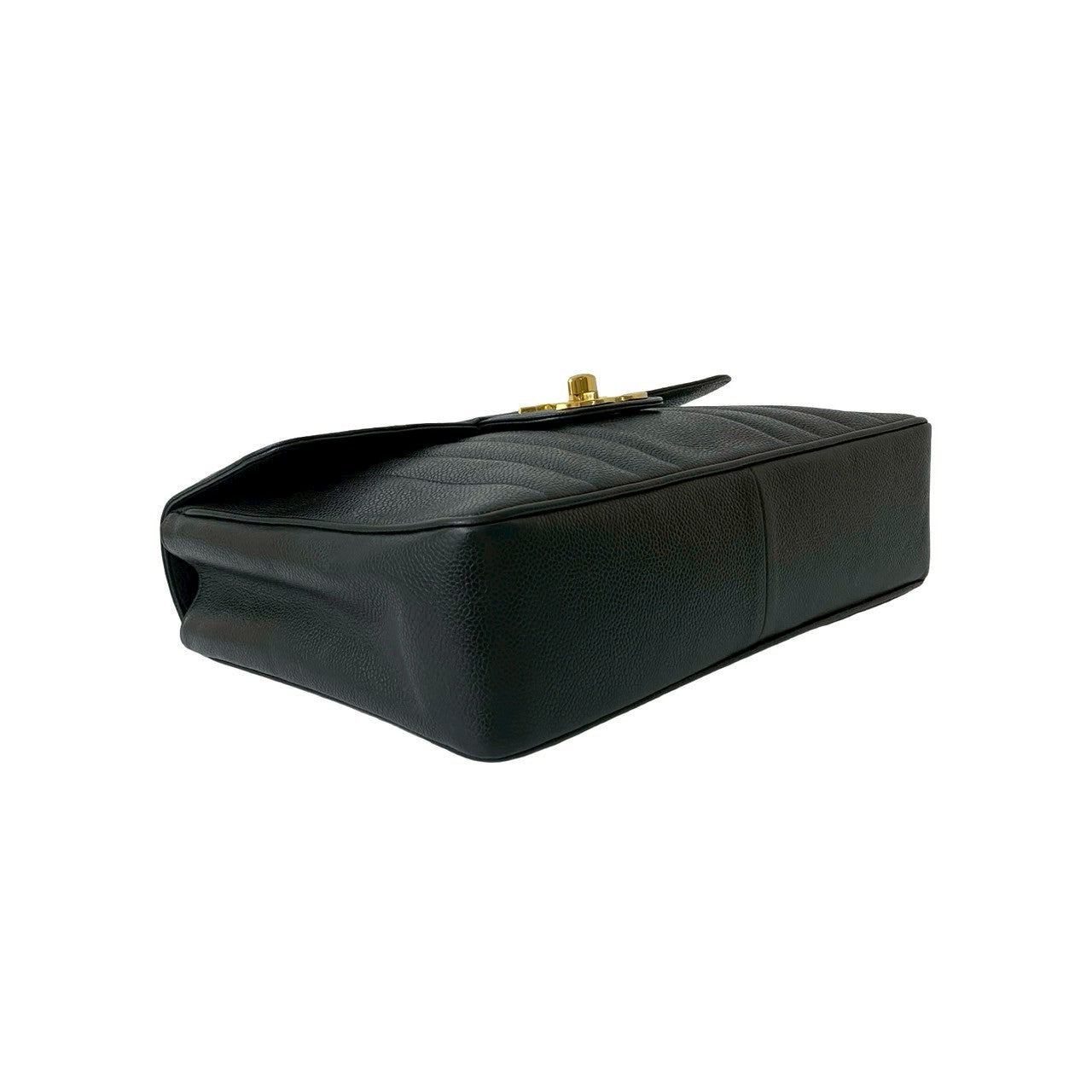 CHANEL – Shoulder Bag – Mademoiselle Line – Matt Caviar Skin – 100% Authentic ✨Previously Owned Very Good Condition ~27% Off MSRP