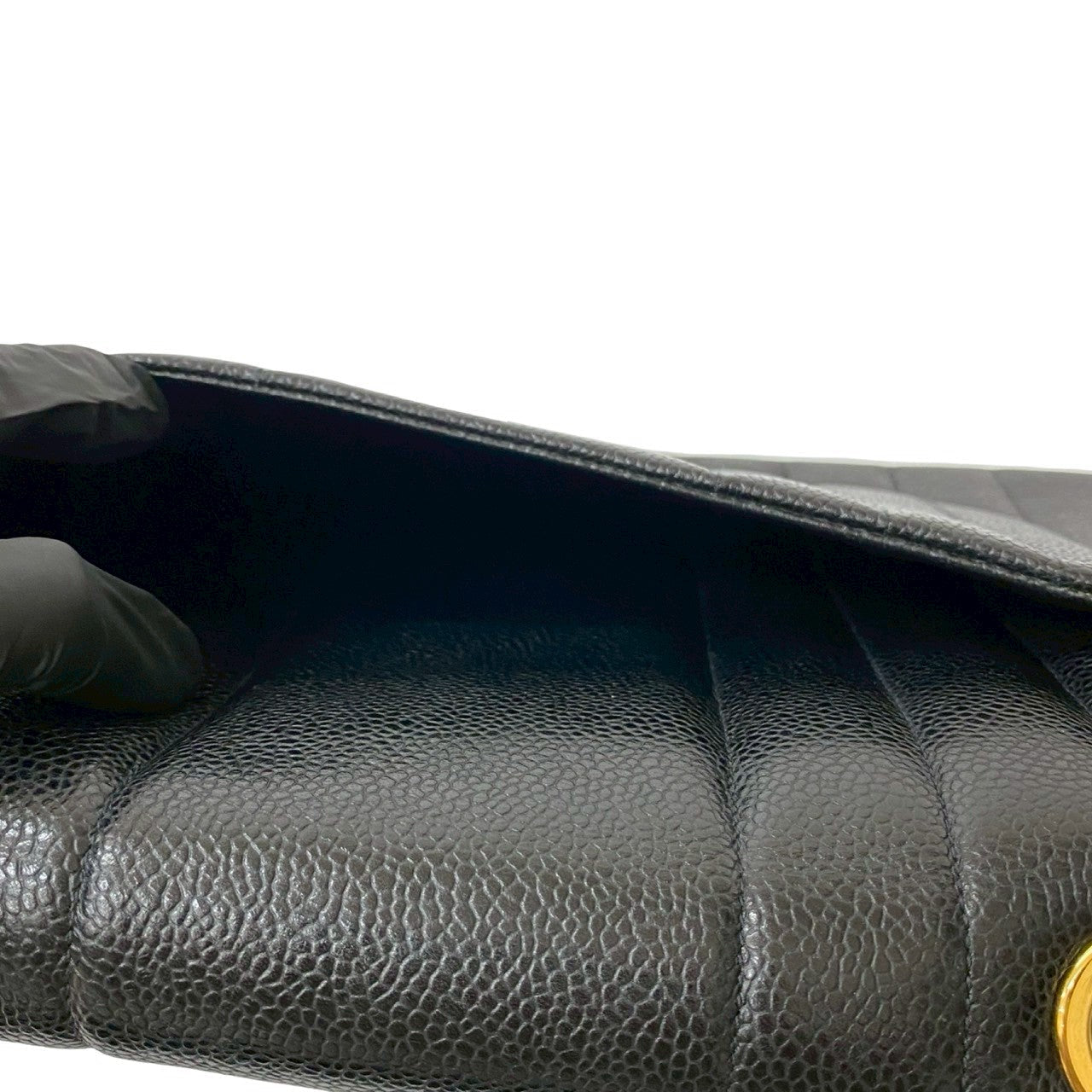 CHANEL – Shoulder Bag – Mademoiselle Line – Matt Caviar Skin – 100% Authentic ✨Previously Owned Very Good Condition ~27% Off MSRP