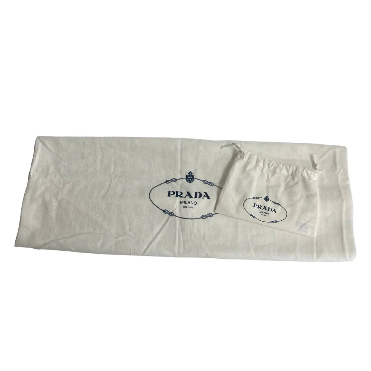 PRADA – Symbol Embroidery Fabric Small Handbag – Navy Canvas &amp; Leather – Triangle Logo Hardware – Italy – 100% Authentic ✨Previously Owned Pristine Condition ~26% Off MSRP