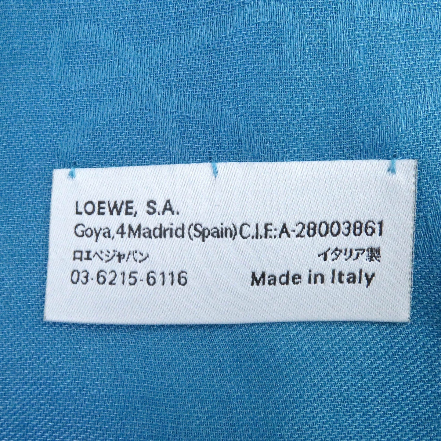 LOEWE – Wool, Silk & Cashmere Shawl – Jonathan Anderson