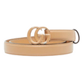 Gucci GG Marmont Leather Belt Beige Double G Buckle Size 70/28 – Previously Owned Authentic