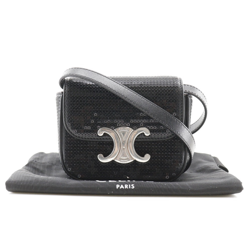 Celine CELINE – Mini Triomphe 2-Way Clutch Shoulder Bag – Hedi Slimane – 2019 – 100% Authentic ✨ Previously Owned Excellent Condition ~31% Off MSRP