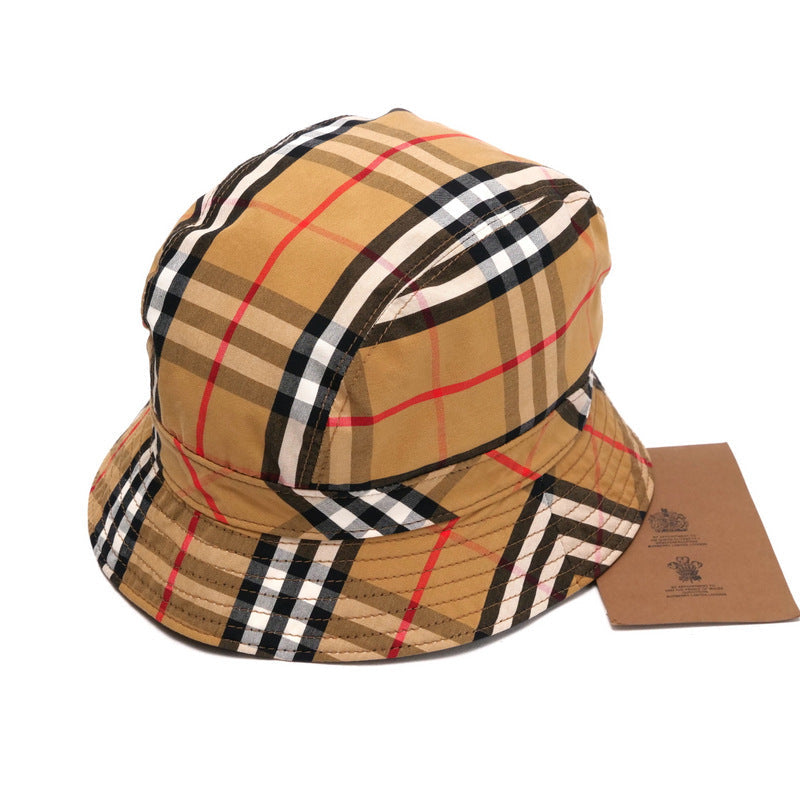 BURBERRY – Nova Check Cotton Hat – Multicolor – Size S – 100% Authentic Previously Owned Unused Condition ~28% Off MSRP