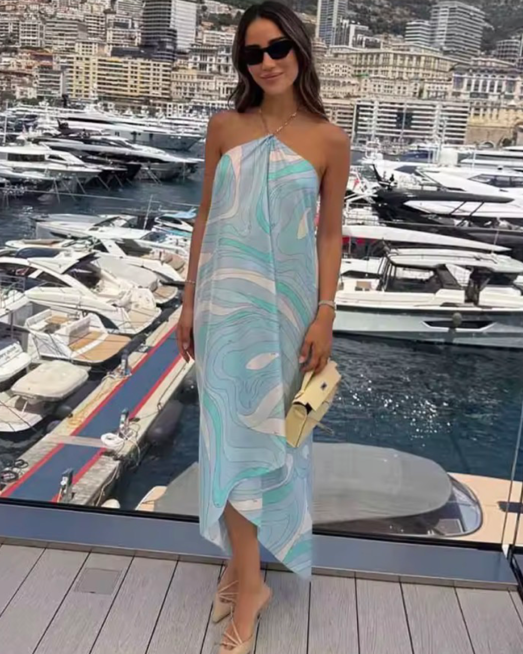 Pucci-Inspired Abstract Print Summer Dress – 3 Styles – Sleeveless Resort Maxi Dress
