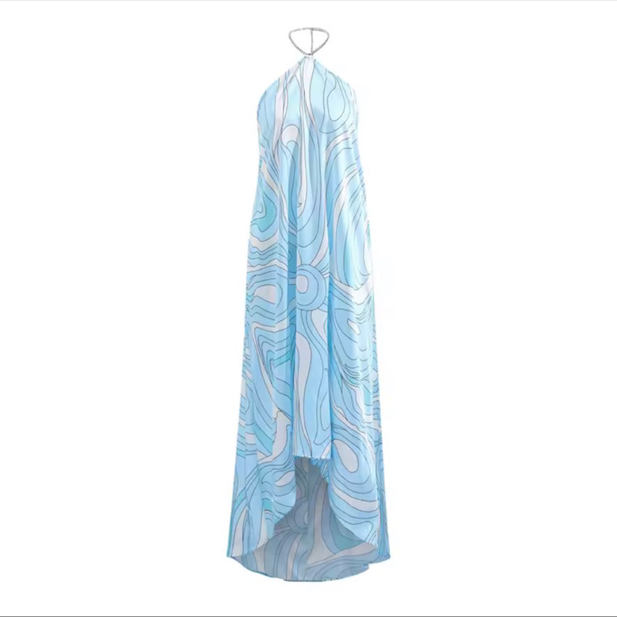 Pucci-Inspired Abstract Print Summer Dress – 3 Styles – Sleeveless Resort Maxi Dress