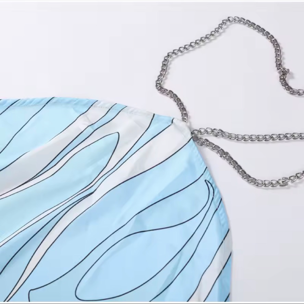 Pucci-Inspired Abstract Print Summer Dress – 3 Styles – Sleeveless Resort Maxi Dress
