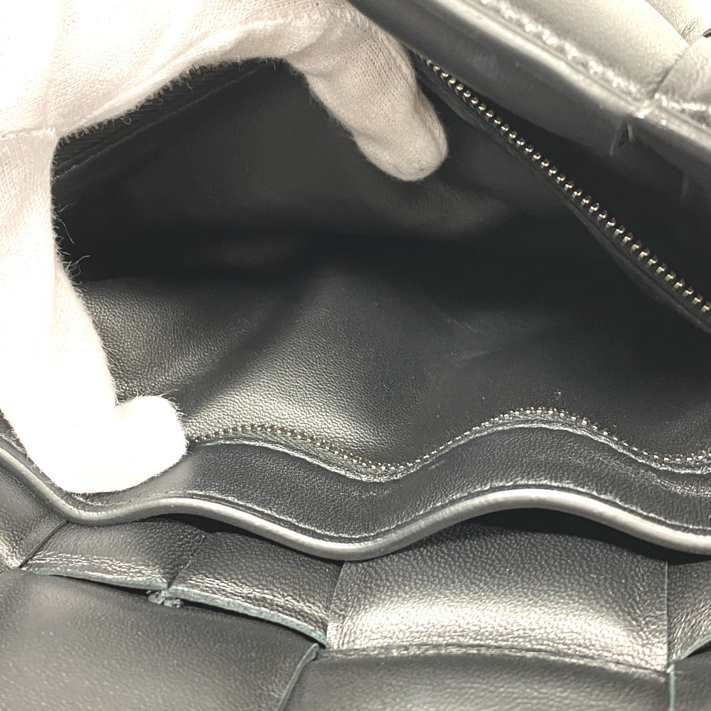 BOTTEGA VENETA – Chain Padded Cassette Shoulder Bag – Black Maxi Intrecciato Leather – 100% Authentic ✨Previously Owned Very Good Condition ~31% Off MSRP