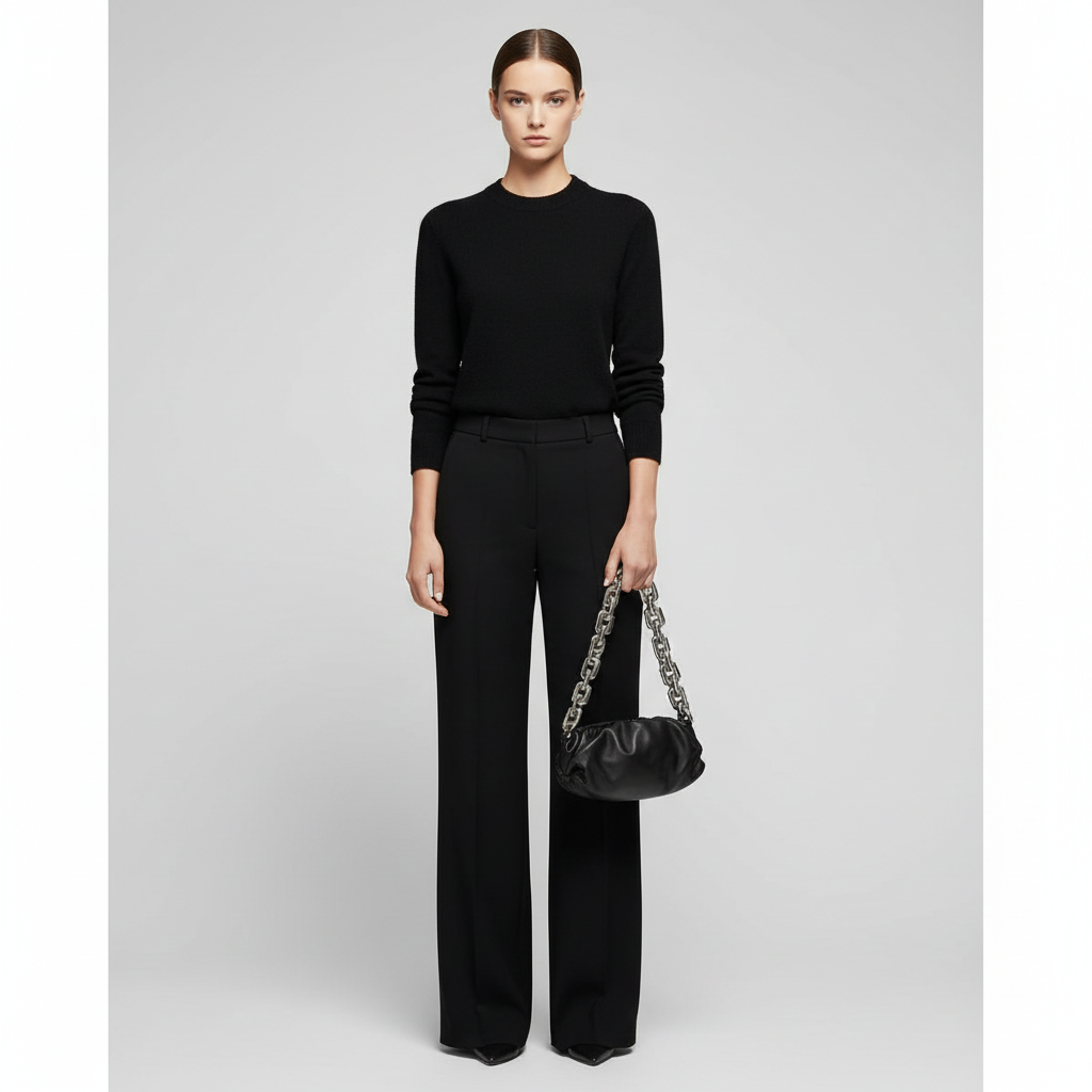 BOTTEGA VENETA – The Chain Pouch – Black Leather – 100% Authentic ✨Previously Owned Very Good Condition ~32% Off MSRP