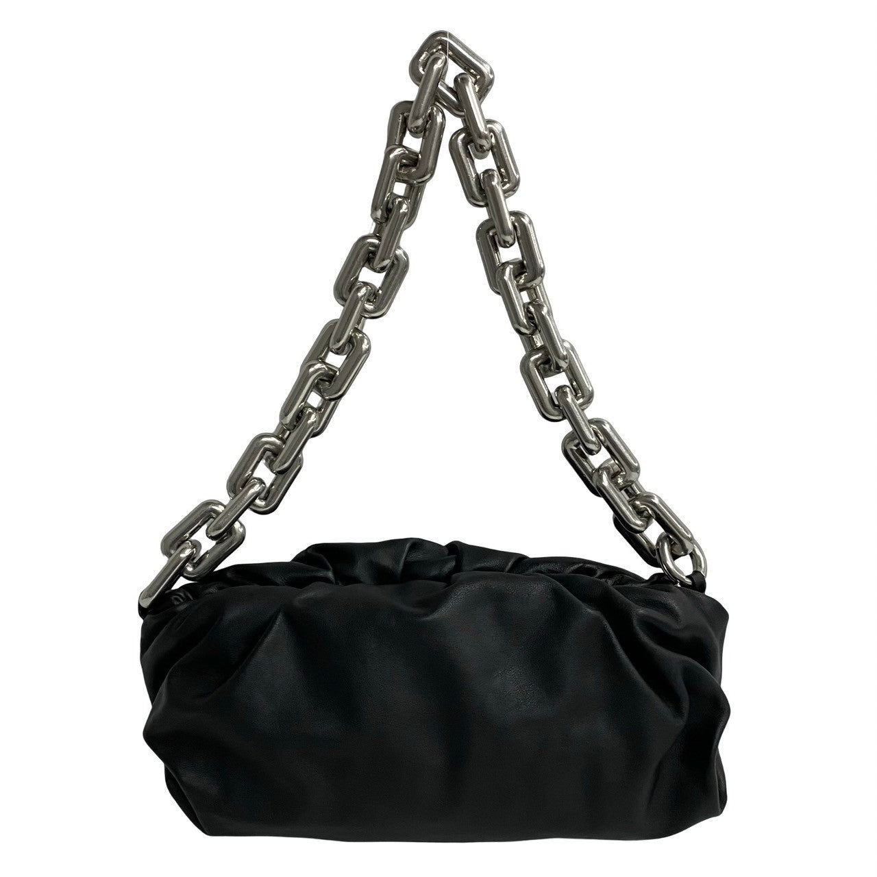 BOTTEGA VENETA – The Chain Pouch – Black Leather – 100% Authentic ✨Previously Owned Very Good Condition ~32% Off MSRP