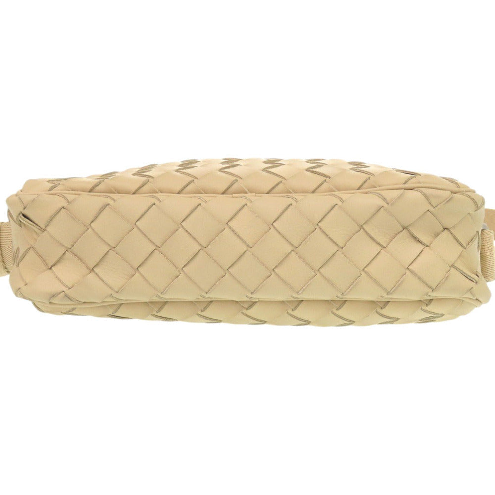 BOTTEGA VENETA – Intrecciato Shoulder Bag – Beige Leather – 100% Authentic ✨Previously Owned Near Mint Condition ~33% Off MSRP