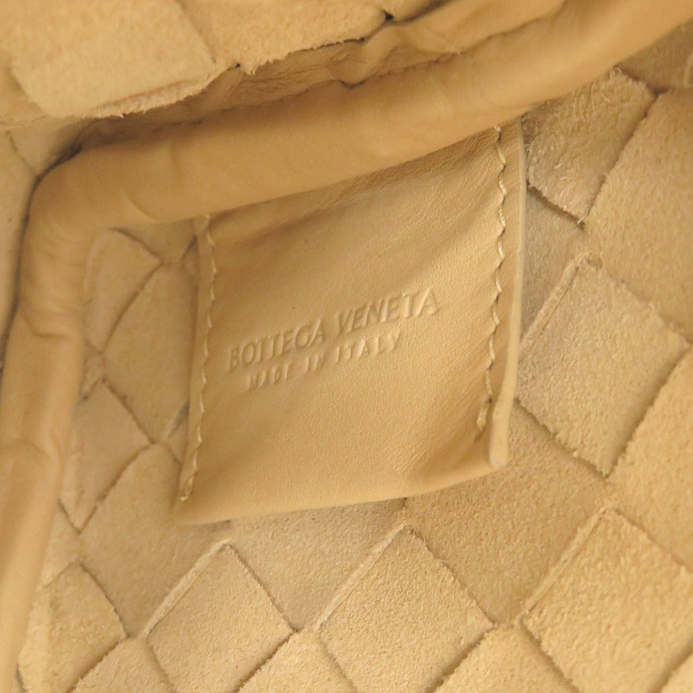 BOTTEGA VENETA – Intrecciato Shoulder Bag – Beige Leather – 100% Authentic ✨Previously Owned Near Mint Condition ~33% Off MSRP