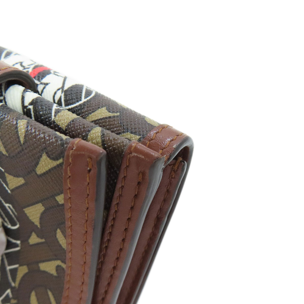 BURBERRY – Bifold Wallet – Brown Logo PVC – 100% Authentic ✨Previously Owned Very Good Condition ~36% Off MSRP