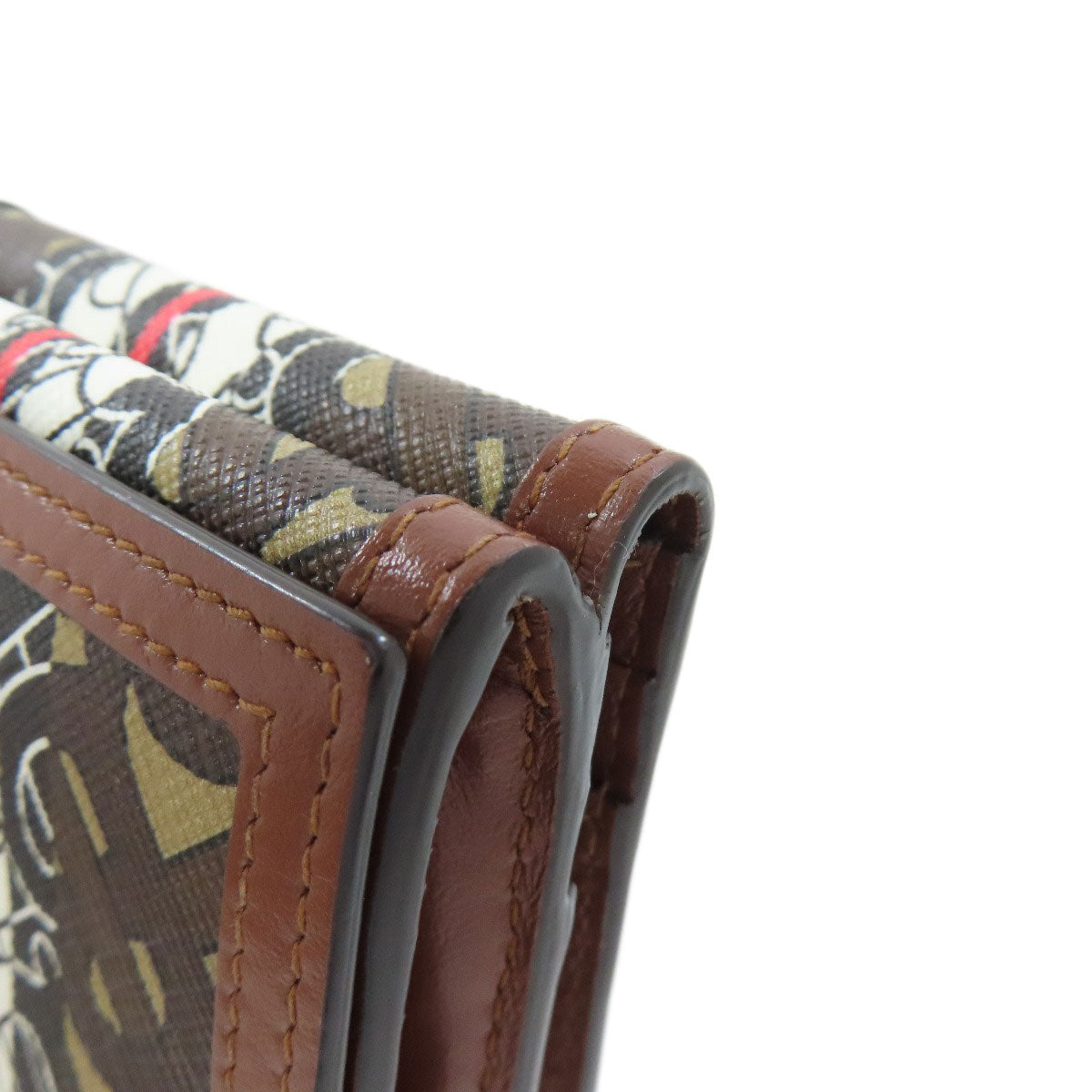 BURBERRY – Bifold Wallet – Brown Logo PVC – 100% Authentic ✨Previously Owned Very Good Condition ~36% Off MSRP