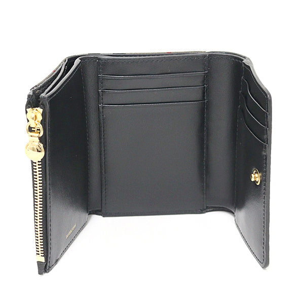 BURBERRY – Tri-Fold Wallet – Black Leather & Burberry Check – 100% Authentic ✨Previously Owned Near-Mint Condition ~34% Off MSRP