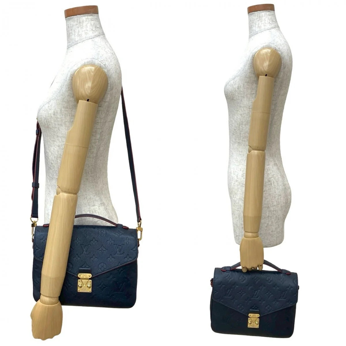 LOUIS VUITTON – Pochette Métis MM Navy Monogram