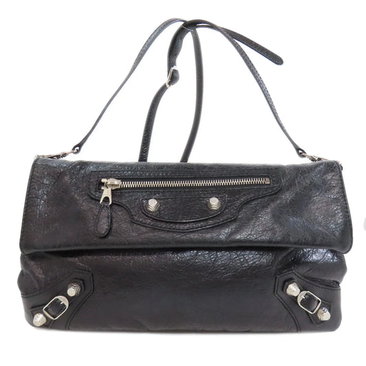 BALENCIAGA Black Calfskin Giant Envelope