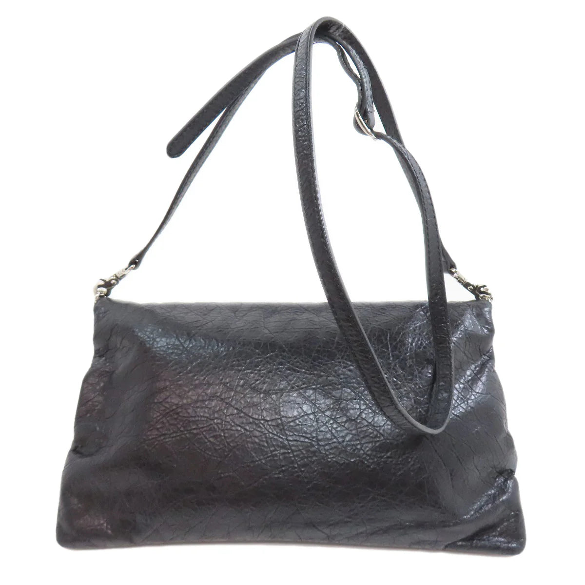 BALENCIAGA Black Calfskin Giant Envelope