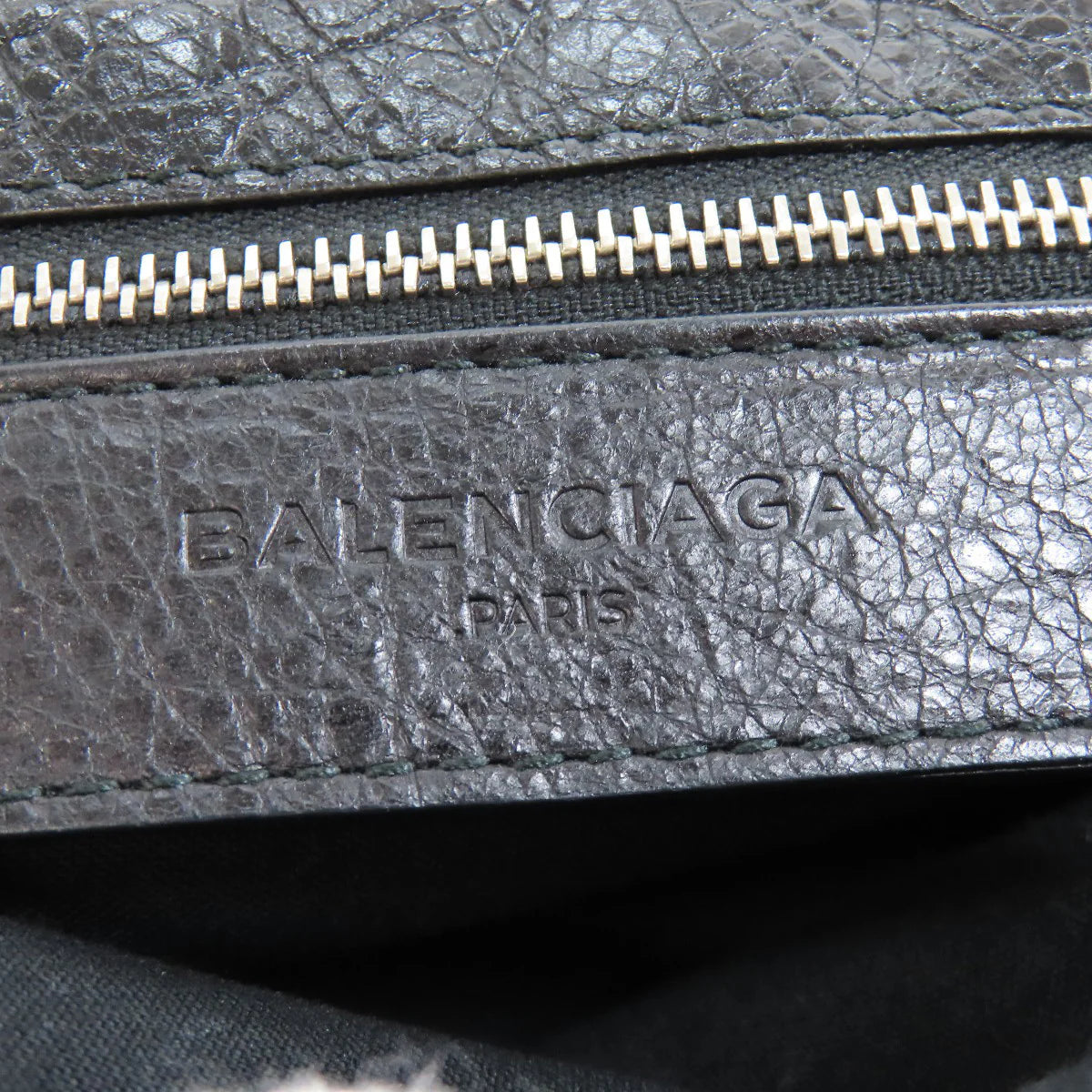 BALENCIAGA Black Calfskin Giant Envelope