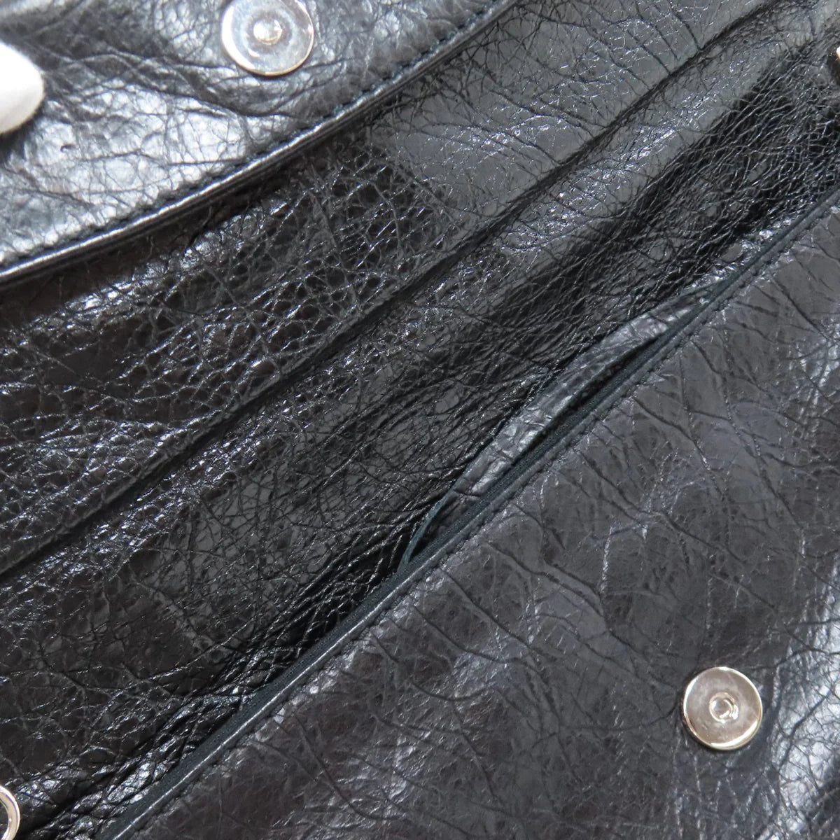 BALENCIAGA Black Calfskin Giant Envelope