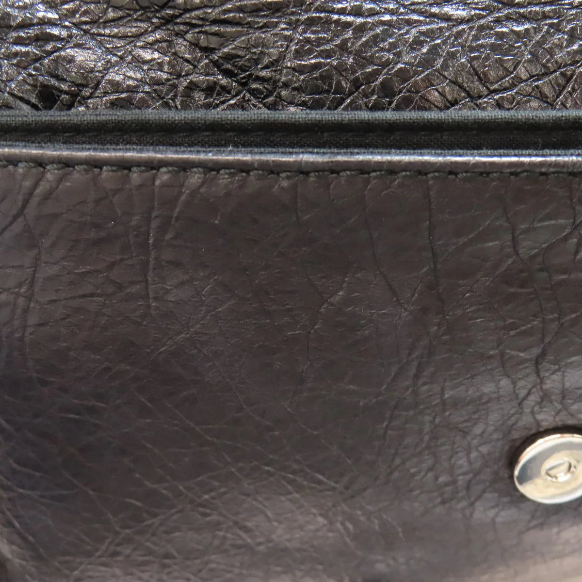 BALENCIAGA Black Calfskin Giant Envelope