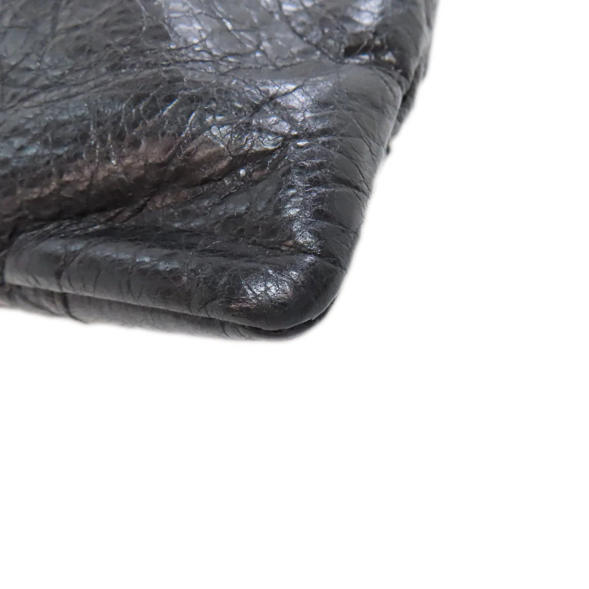 BALENCIAGA Black Calfskin Giant Envelope