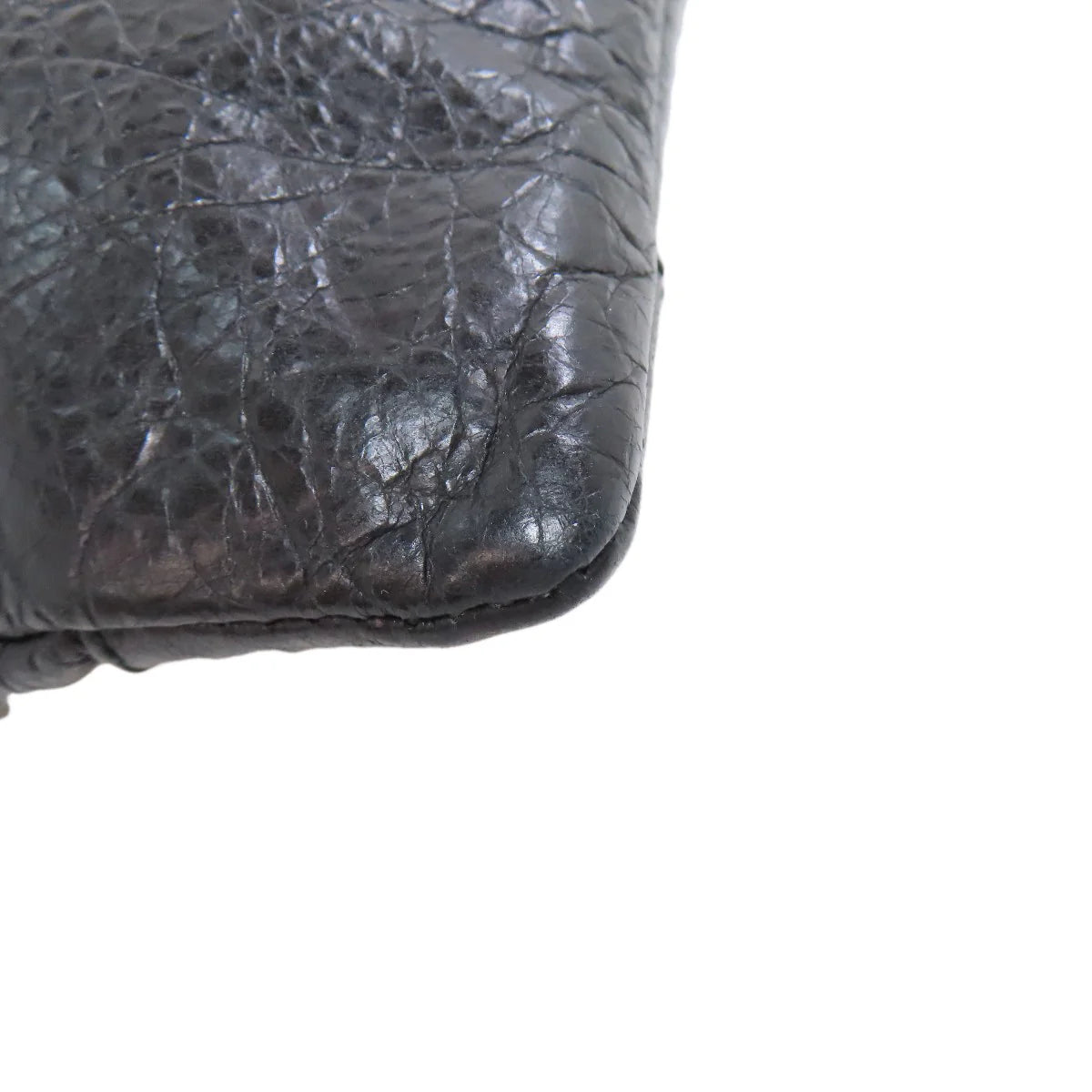 BALENCIAGA Black Calfskin Giant Envelope