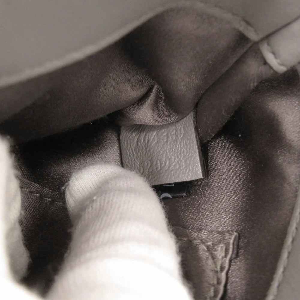 GUCCI – Horsebit Chain Shoulder Bag – Gray Leather – Italy – 100% Authentic ✨Previously Owned Pristine/Near New ~47% Off MSRP