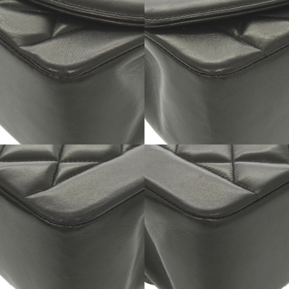 CHANEL – Diana 25 Medium – COCO Mark –Black Lambskin with Gold-Tone Hardware