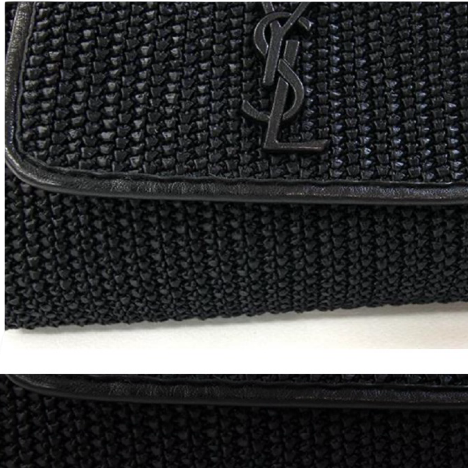 Saint Laurent Nolita Raffia Chain Shoulder Bag Authentic Previously Owned