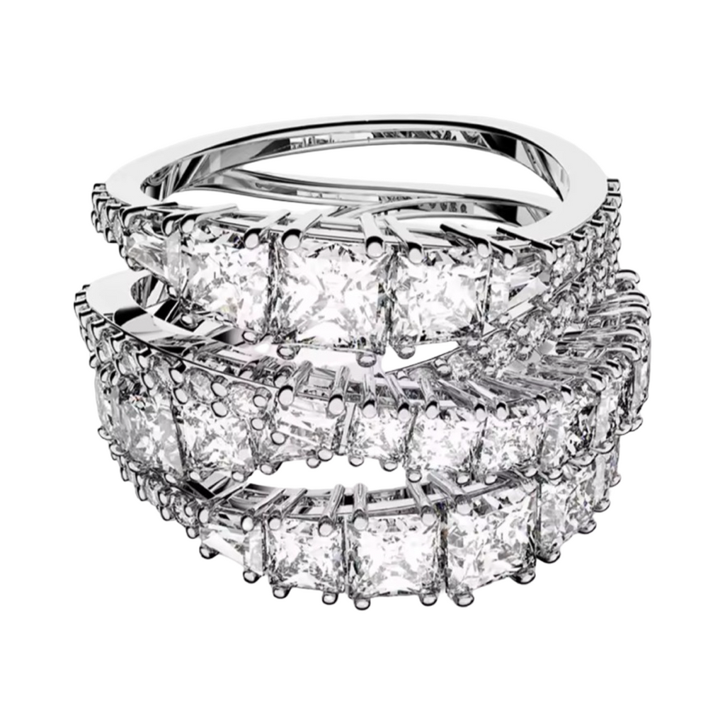 Colourful Zircon Statement Ring – 925 Sterling Silver – Colorful Zircon Statement Ring