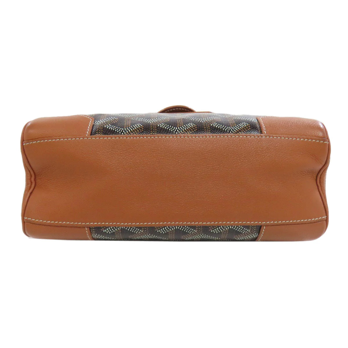 GOYARD  – Saigon Mini 2WAY – Brown Goyardine Canvas with Leather Trim