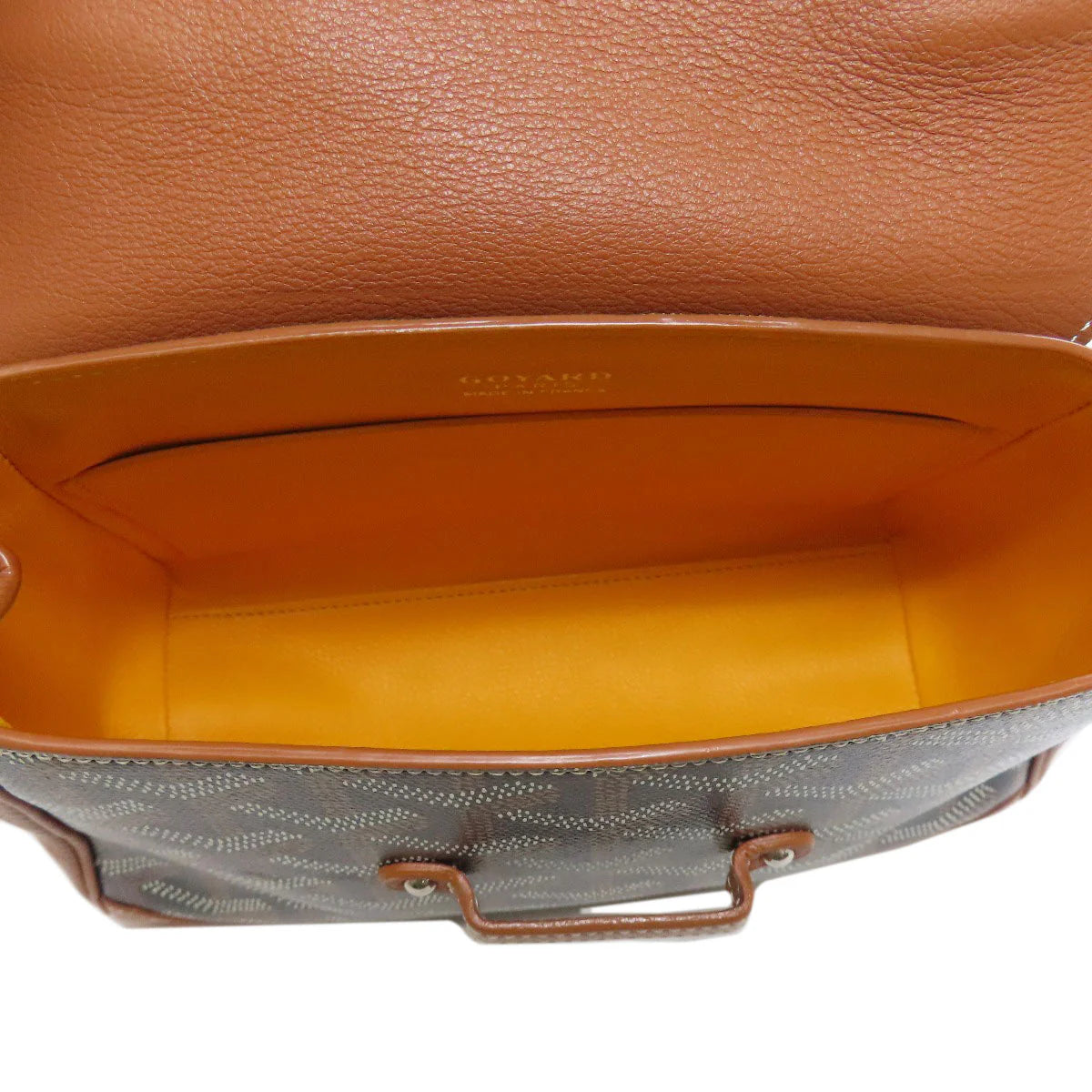 GOYARD  – Saigon Mini 2WAY – Brown Goyardine Canvas with Leather Trim