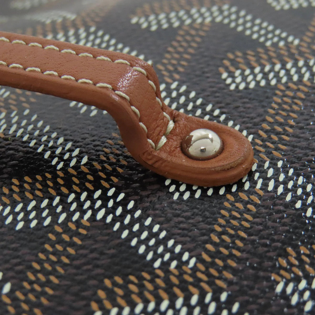 GOYARD  – Saigon Mini 2WAY – Brown Goyardine Canvas with Leather Trim