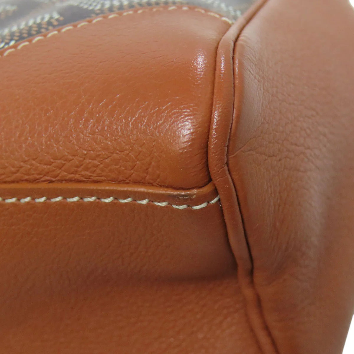 GOYARD  – Saigon Mini 2WAY – Brown Goyardine Canvas with Leather Trim