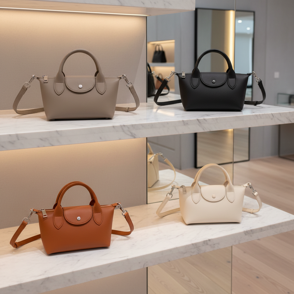Mini Structured Top Handle Bag | Everyday Designer-Inspired Style