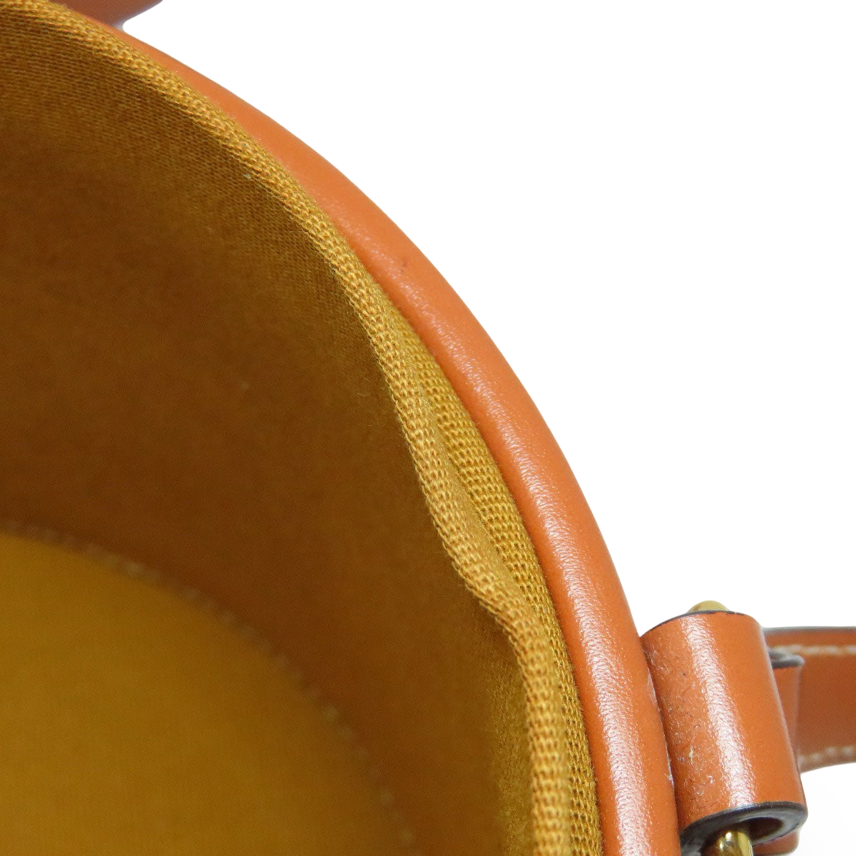 CELINE – Tambour Triomphe Shoulder Bag – Brown PVC & Calfskin – 100% Authentic ✨Previously Owned Excellent condition ~28% Off MSRP