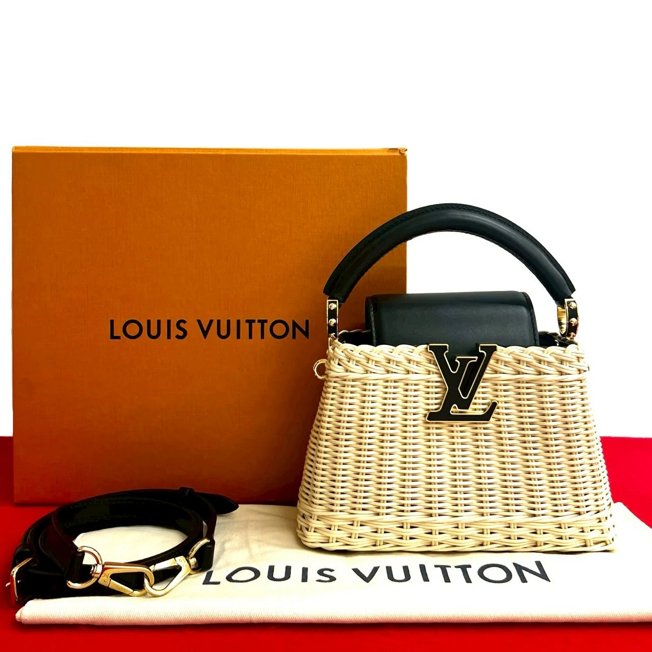 LOUIS VUITTON Capucines Mini Atelier LV